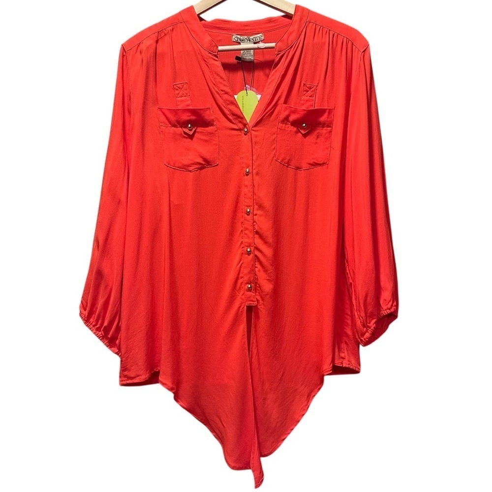 Antilia Femme Vibrant Red Blouse